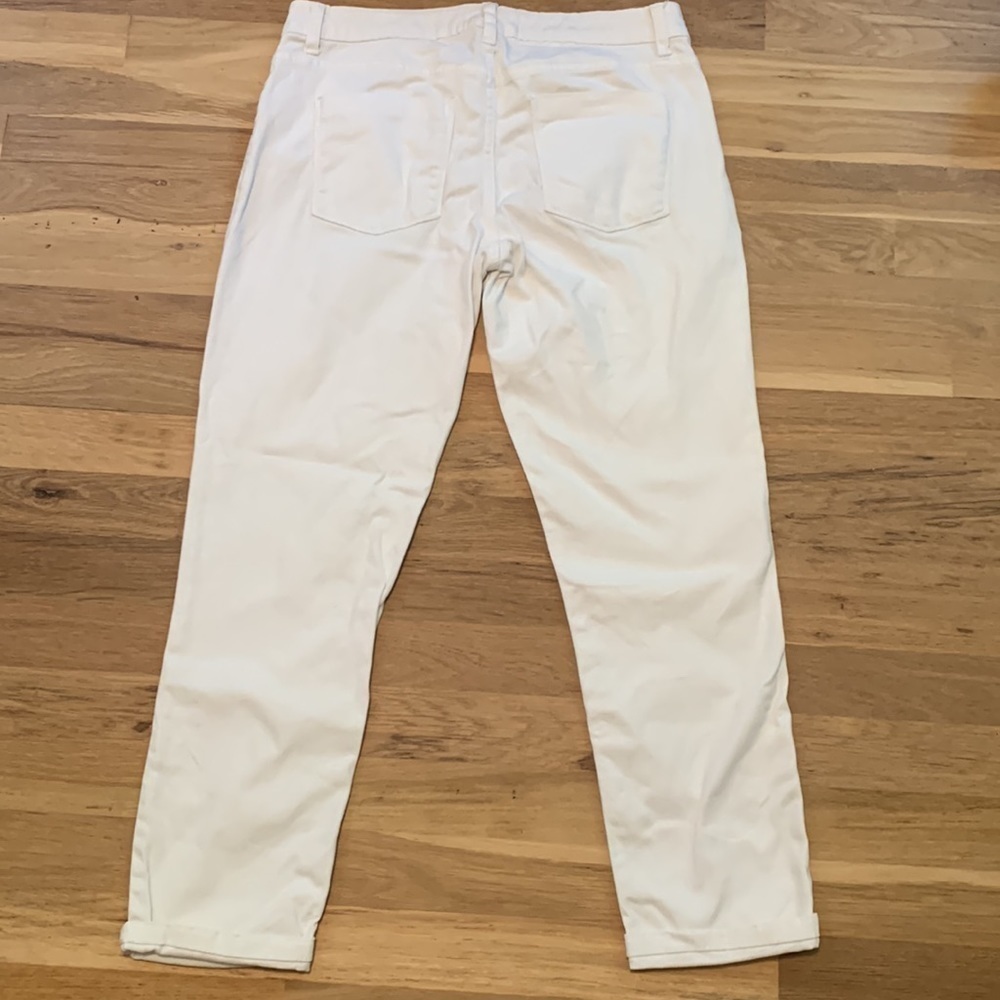Generra Cuffed Capri White Jeans Pants Junior’s 5 - Picture 11 of 13